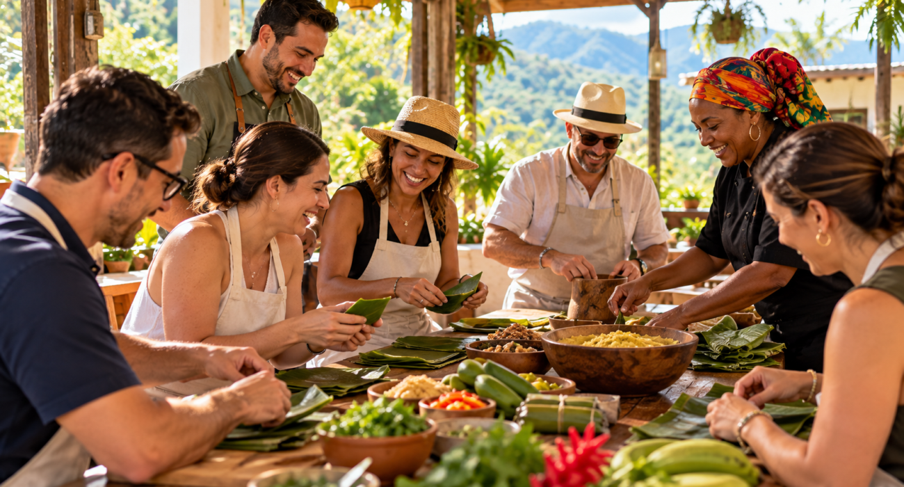 Corporate team building in Puerto Rico through an interactive percussion and cultural experience